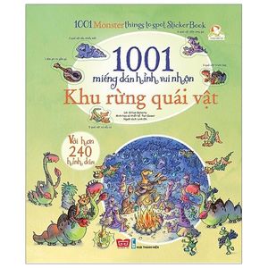 1001 miếng dán hình vui nhộn - khu rừng quái vật