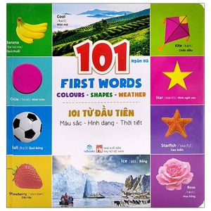 101 từ đầu tiên: màu sắc - hình dạng - thời tiết