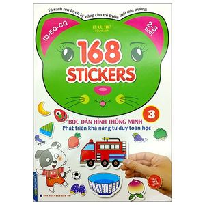 168 stickers - bóc dán hình thông minh phát triển tư duy toán học 3