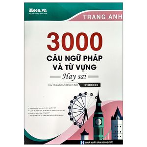 3000 câu ngữ pháp và từ vựng hay sai