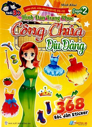 368 boc dan sticker hinh dan trang phuc cong chua quyen 2 diu dang 2