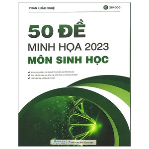 50 đề minh họa 2023 môn sinh học (tái bản)