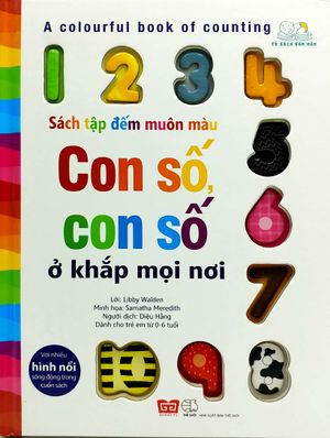 a colourful book of counting - sách tập đếm muôn màu - con số, con số ở khắp mọi nơi