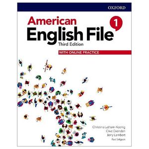 american english file: level 1: students book with online practice - 3rd edition