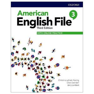 american english file: level 3: students book with online practice - 3rd edition