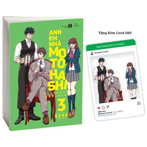 anh em nhà motohashi - tập 3 - tặng kèm card sns