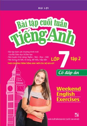 bài tập cuối tuần tiếng anh lớp 7 - tập 2 - có đáp án