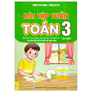 bài tập tuần toán 3 - tập 1 (bộ sách kết nối tri thức với cuộc sống)