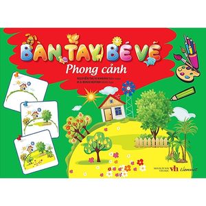 bàn tay bé vẽ - phong cảnh