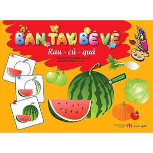 bàn tay bé vẽ - rau -củ -quả