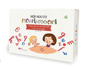 bảng chữ cái rời anh - việt - số và số lượng - hộp học cụ montessori