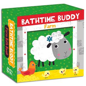 bathtime buddy book - farm