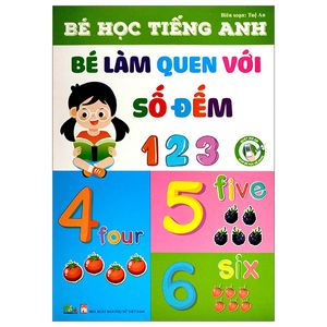 bé học tiếng anh - bé làm quen với số đếm 123