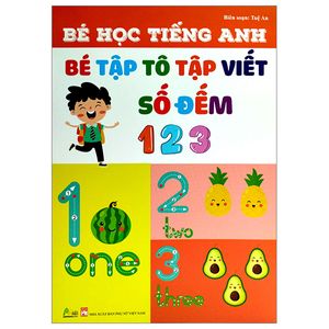 bé học tiếng anh - bé tập tô tập viết số đếm 123