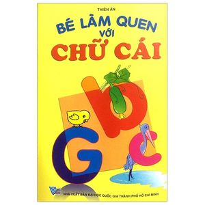 bé làm quen với chữ cái