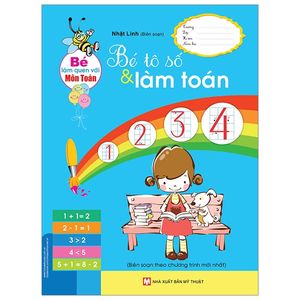 bé làm quen với môn toán - bé tô số và làm toán