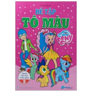 bé tập tô màu - my little pony - tập 2