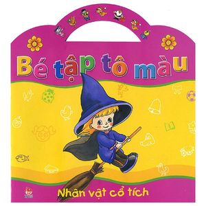 bé tập tô màu - nhân vật cổ tích