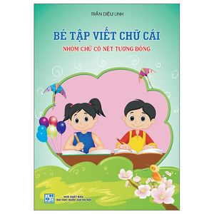 bé tập viết chữ cái