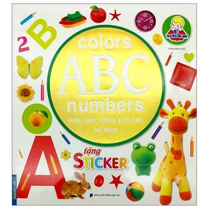 bé thông minh colors abc number - màu sắc, bảng chữ cái, số đếm (tái bản 2021)