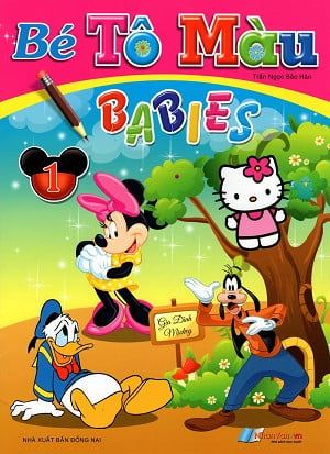 bé tô màu babies - tập 1