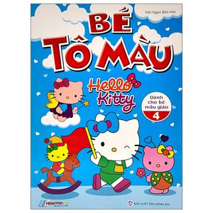 bé tô màu hello kitty - tập 4