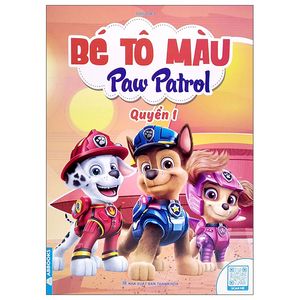 bé tô màu paw patrol - quyển 1