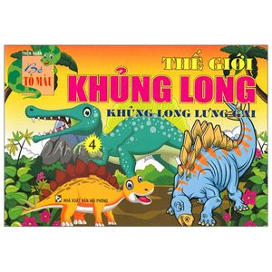 bé tô màu - thế giới khủng long - tập 4