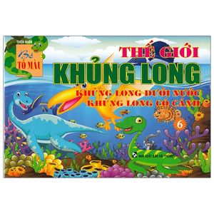 bé tô màu - thế giới khủng long - tập 6