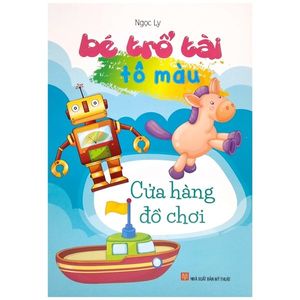 bé trổ tài tô màu - cửa hàng đồ chơi