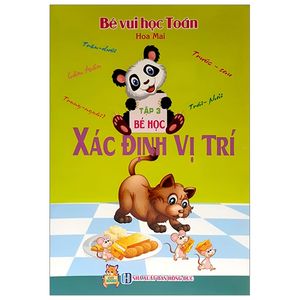 bé vui học toán tập 3  - bé học xác định vị trí