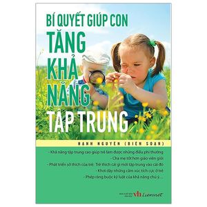 bí quyết giúp con tăng khả năng tập trung