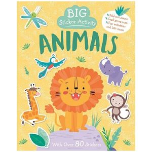 big sticker activity - animals