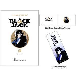 black jack - tập 15 - bìa cứng - tặng kèm bookmark nhựa + bìa nhựa đựng khẩu trang