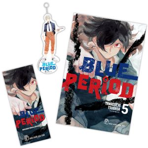 blue period - tập 5 - tặng kèm bookmark giấy + móc khóa