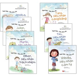 bộ kỹ năng sống dành cho học sinh - super kids - siêu nhân nhí (7 tập sau)