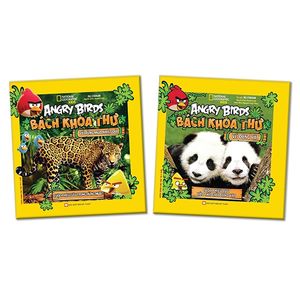 bộ sách angry birds bách khoa thư về đông vật và rừng mưa nhiệt đới (bộ 2 cuốn)