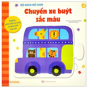 bộ sách đồ chơi - chuyến xe buýt sắc màu