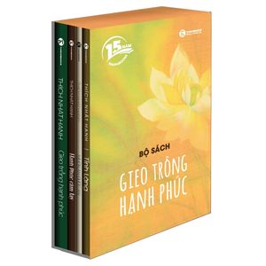 bộ sách gieo trồng hạnh phúc + muốn an được an + tĩnh lặng + hạnh phúc cầm tay (bộ 4 cuốn)