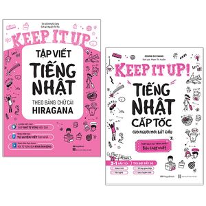 bộ sách keep it up - tiếng nhật cấp tốc cho người mới bắt đầu (bộ 2 cuốn)