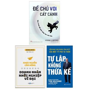 bộ sách khơi nguồn cảm hứng cho các start up (bộ 3 cuốn)