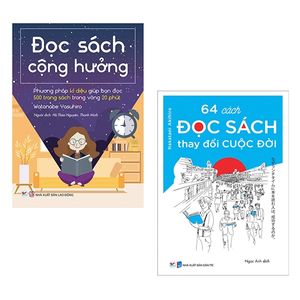 bộ sách kỹ năng đọc sách: 64 cách đọc sách thay đổi cuộc đời + đọc sách cộng hưởng (bộ 2 cuốn)