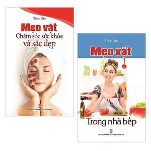 bộ sách mẹo vặt chăm sóc sức khỏe và sắc đẹp + mẹo vặt trong nhà bếp (bộ 2 cuốn)