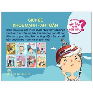 bộ sách nói sao cho con hiểu - giúp bé khoẻ mạnh - an toàn (bộ 8 cuốn)