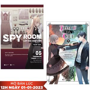 bộ sách thám tử đã chết - tập 5 + spy room - lớp học điệp viên - tập 5 - tặng kèm quà + poster + huy hiệu + móc khóa