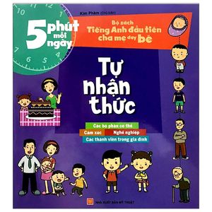 bộ sách tiếng anh đầu tiên của bé - 5 phút mỗi ngày - tự nhận thức