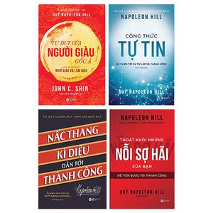 bộ sách tư duy của người giàu gốc á + công thức tự tin để vươn tới sự tự lập và thành công + nấc thang kì diệu dẫn đến thành công + thoát khỏi những nỗi sợ hãi của bạn để tiến bước tới thành công ( bộ 4 cuốn)