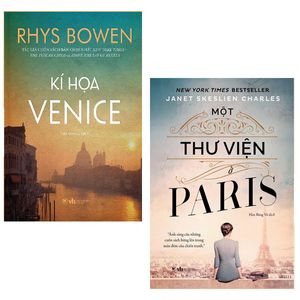 bộ sách văn học lãng mạn: kí họa venice + một thư viện paris (bộ 2 cuốn)