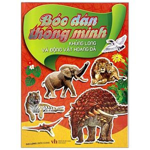 bóc dán thông minh - khủng long và động vật hoang dã