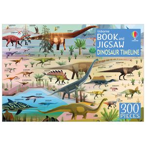 book & jigsaw: dinosaur timeline